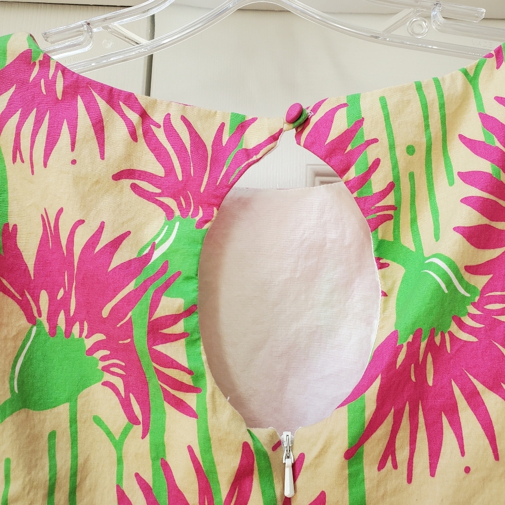 Lilly Pulitzer Coastal Kiss Daisy Lace Dress Size 4 - Picture 3 of 7